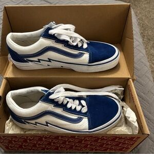 Vans Old Skool Bolt Blue/Navy and White Sneakers